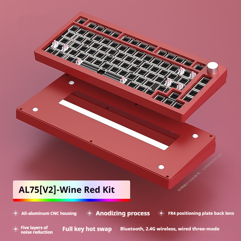 Elevate Your Typing Experience with the Three-Mode Aluminum Mechanical Keyboard Kit